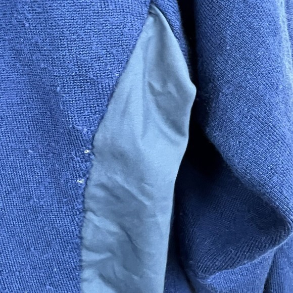 Peter Millar Crown Sport Mes Quarter Zip Wool Blend Long Sleeve Jacket XL FLAWED - Picture 5 of 7